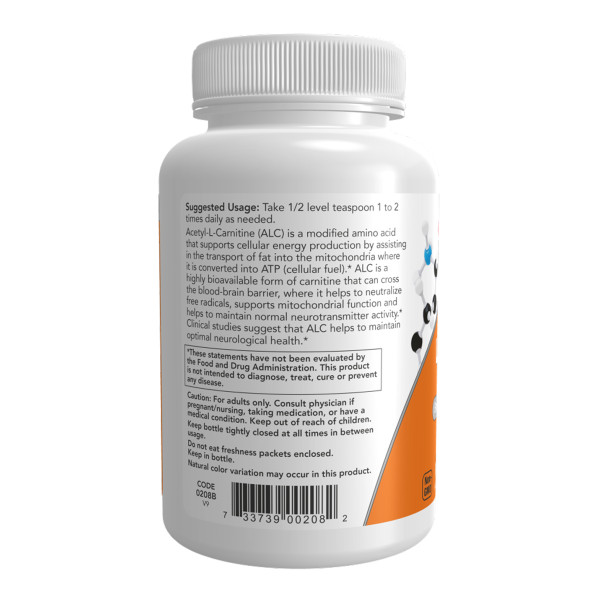 Ацетил L-карнітин у чистому порошку - 85 г      Acetyl L-Carnitine Pure Powder - 85g