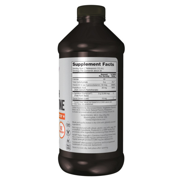 Рідкий карнітин 3000 мг - 473 мл                       Carnitine Liquid 3000mg - 473ml