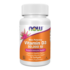 Vitamin D-3 50,000 IU - 12 sgels