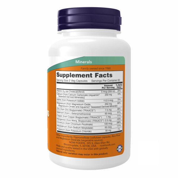 Мінеральні капсули повного спектру - 120 капсул      Full Spectrum Mineral Caps - 120 vcaps