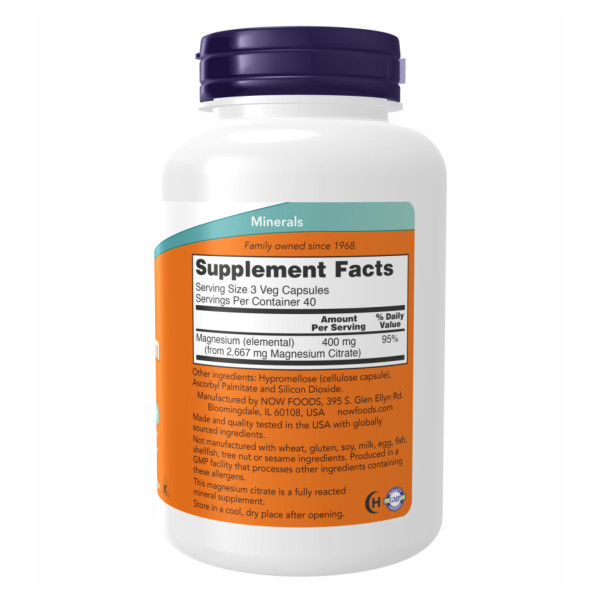 Цитрат магнію - 240 капсул                                Magnesium Citrate - 240 vcaps