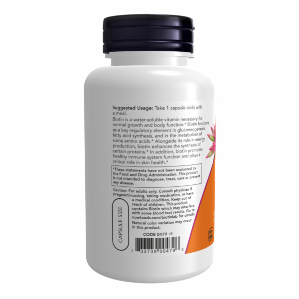     Біотин  10 мг (10 000 мкг) - 120 вегетаріанських капсул     BIOTIN 10mg (10,000mcg) - 120 vcaps