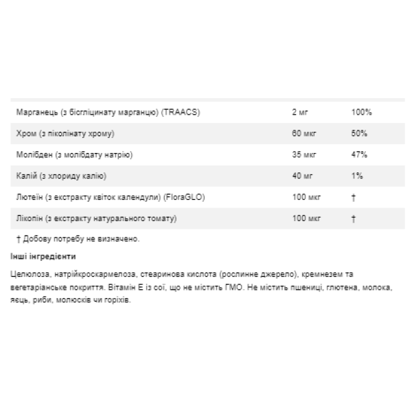   Щоденні вітаміни - 100 таблеток    Daily Vits - 100tabs