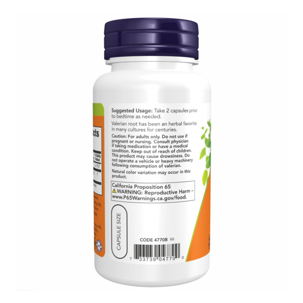 Корінь валеріани 500 мг - 250 капсул                    Valerian Root 500mg - 250 vcaps