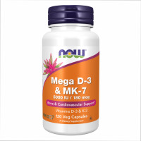MEGA D-3 & MK-7 - 120 vcaps