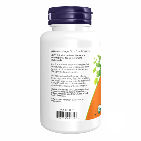 Спіруліна 1000 мг - 120 таблеток      Spirulina 1000 mg - 120 tabs
