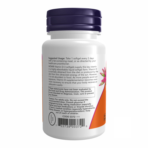 Вітамін D-3 5000 МО - 120 капсул        VIT D-3 5000 IU - 120 sgels