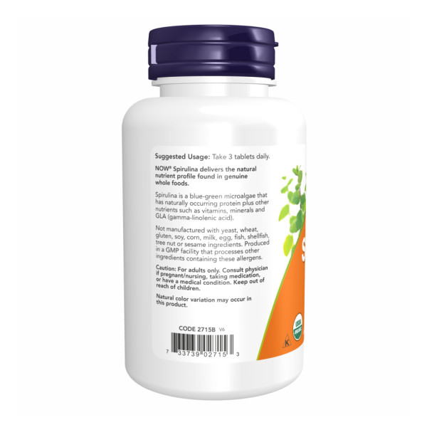 Спіруліна 1000 мг - 240 таблеток                                   Spirulina 1000mg - 240 tabs