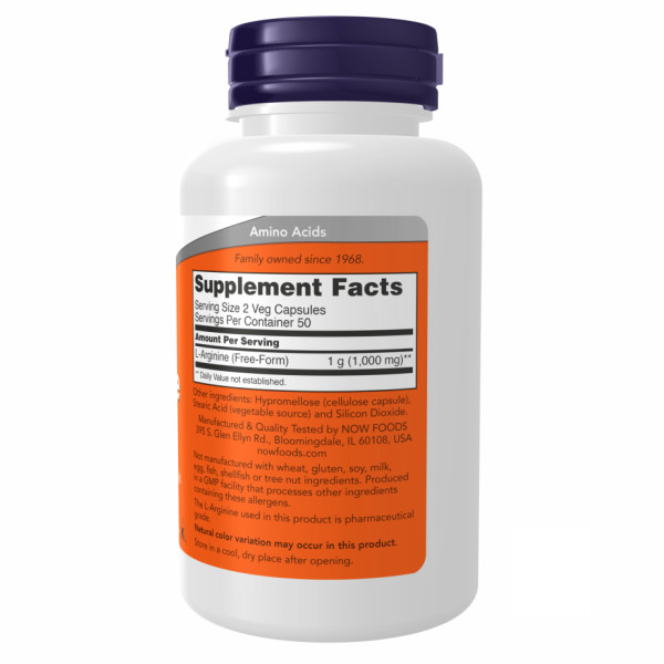     Аргінін 500 мг - 250 вегетаріанських капсул     Arginine 500mg - 250 vcaps