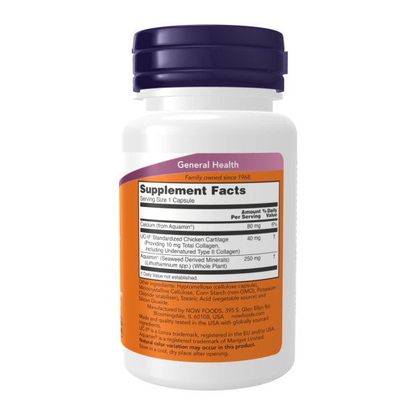 Колаген UC-II® типу II 40 мг - 60 вегетаріанських капсул         UC-II® Type II Collagen 40mg - 60 vcaps