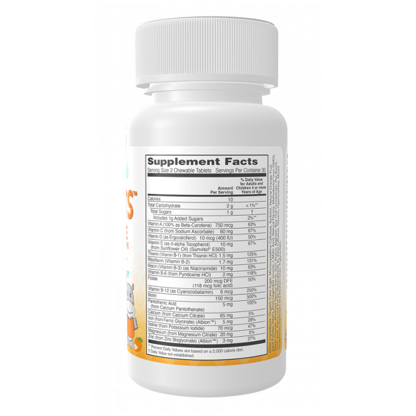 Kid Vits™ Соковитий апельсин - 120 таблеток         Kid Vits™ Juicy Orange - 120 tabs