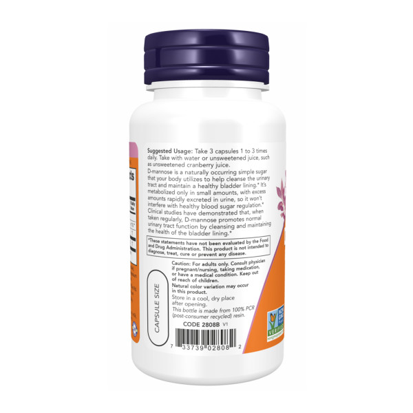 D-маноза 500 мг - 120 капсул     D-Mannose 500 mg - 120 Caps