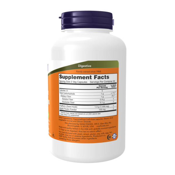  Лушпиння подорожника 700 мг - 360 вегетаріанських капсул      Psyllium Husk 700mg - 360 vcaps