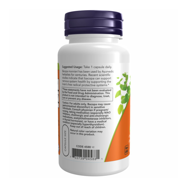 Екстракт бакопи 450 мг - 90 капсул                     Bacopa Extract 450 mg - 90 vcaps