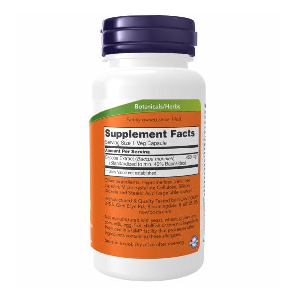 Екстракт бакопи 450 мг - 90 капсул                     Bacopa Extract 450 mg - 90 vcaps