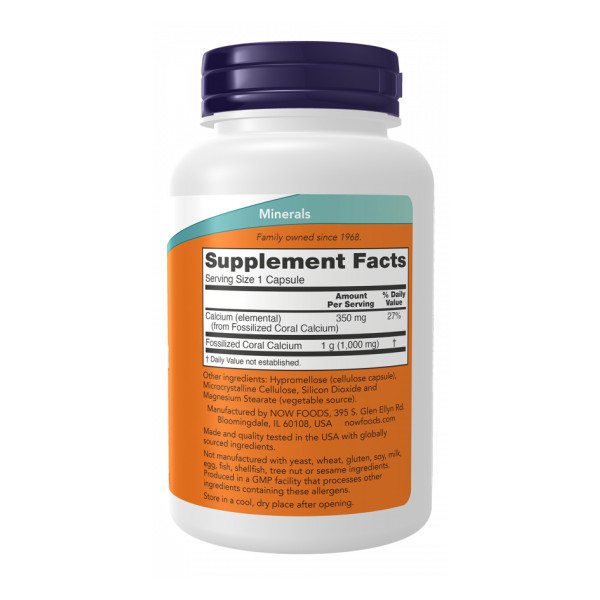 Кораловий кальцій 1000 мг - 250 капсул                 Coral Calcium 1000mg - 250 caps