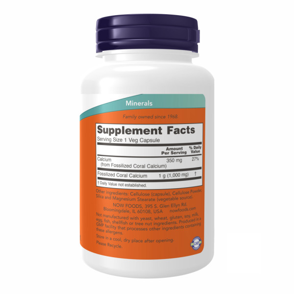 Кораловий кальцій 1000 мг - 100 капсул              Coral Calcium 1000mg - 100 vcaps