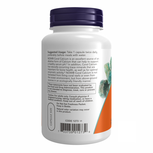 Кораловий кальцій 1000 мг - 100 капсул              Coral Calcium 1000mg - 100 vcaps