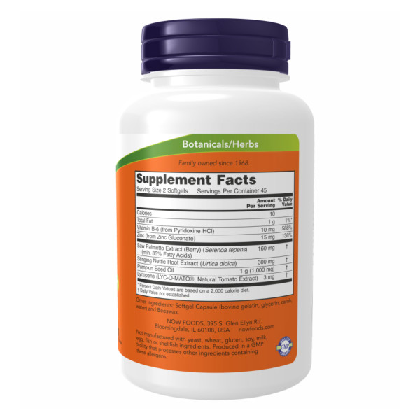 Підтримка простати - 180 капсул                                    Prostate Support - 180 sgels