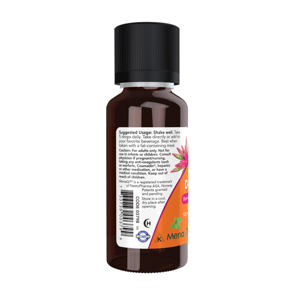 Рідкий вітамін D-3 та MK-7 - 30 мл                             VIT D-3 & MK-7 Liquid- 30ml