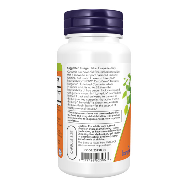 CurcuBrain™ 400 мг - 50 капсул                          CurcuBrain™ 400mg - 50 vcaps