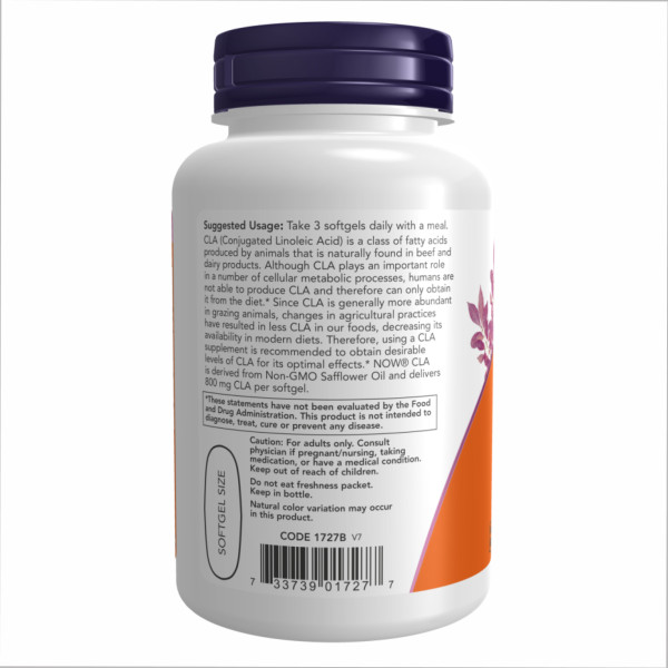 Кон’югована лінолева кислота 800 мг - 90 м'яких капсул                                     CLA 800mg - 90 softgels