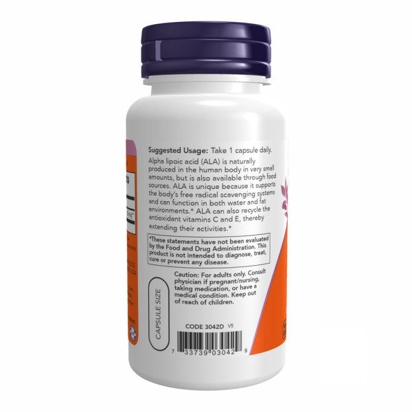 Альфа-ліпоєва кислота 250 мг - 60 капсул        Alpha Lipoic Acid 250 mg - 60 vcaps