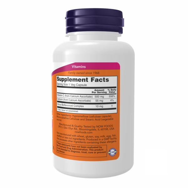 Аскорбат C-500 - 100 капсул      C-500 Ascorbate - 100 vcaps