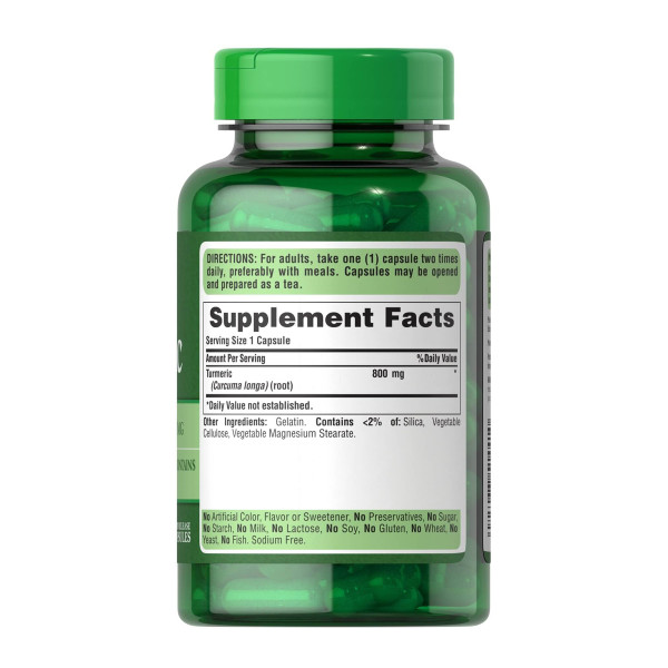 Turmeric 800 mg - 100 caps  Turmeric 800 mg - 100 caps