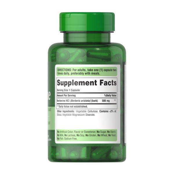 Берберин 500 мг - 60 капсул                                        Berberine 500mg - 60 caps