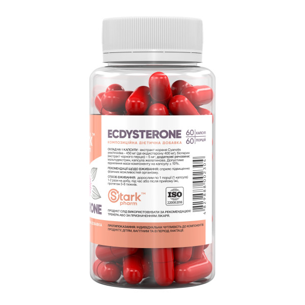 Stark Ecdysterone 400mg - 60 caps  Stark Ecdysterone 400mg - 60 caps