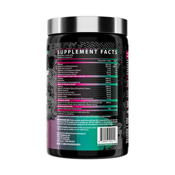Outlift Amped - 440,3 г полуниця-кавун               Outlift Amped - 440.3g Strawberry Watermelon