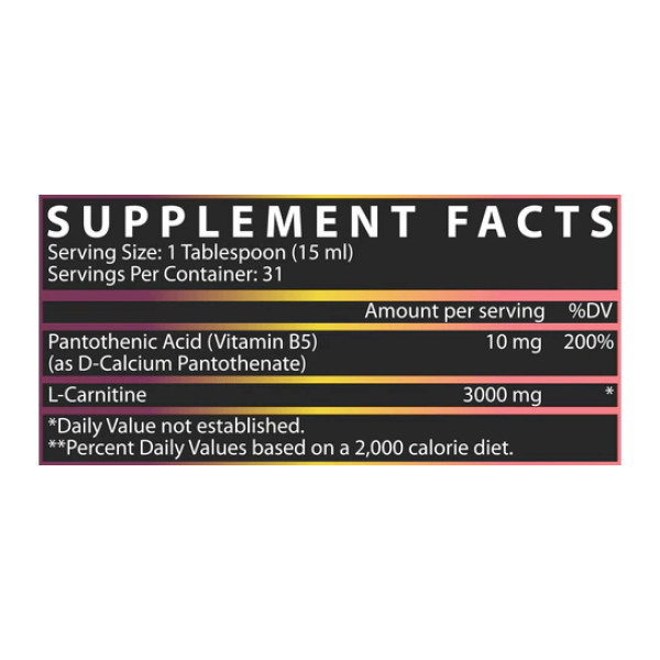 Рідкий L-карнітин 3000 - 465 мл Маракуйя Гуава     Liquid L-Carnitine 3000 - 465 ml Passionfruit Guava