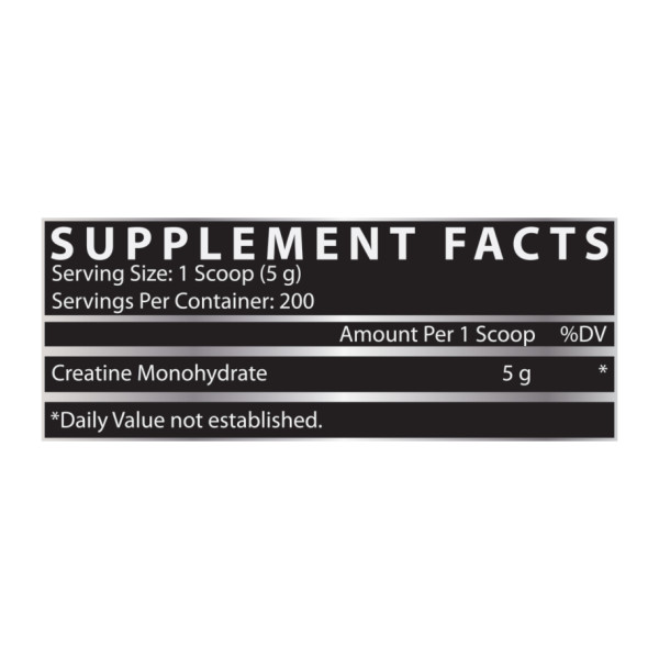     Креатин моногідрат - 1000 г                           Creatine Monohydrate - 1000g