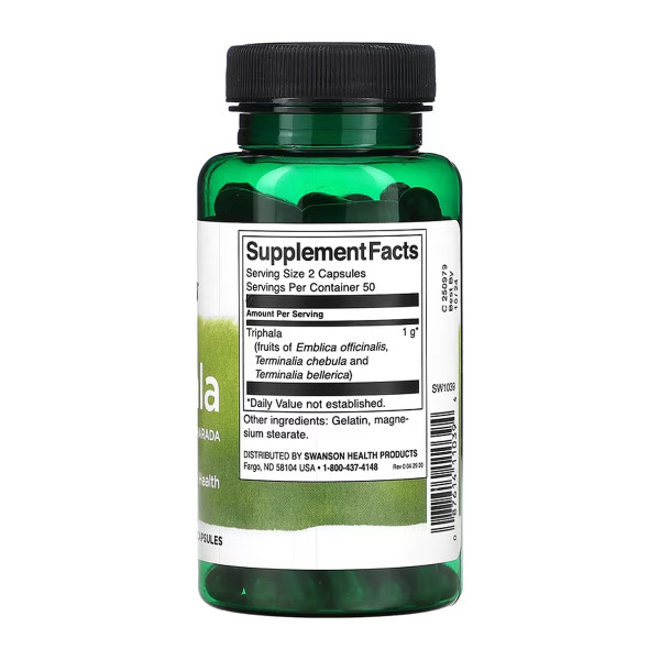 Triphala 500 mg - 100caps  Triphala 500 mg - 100caps