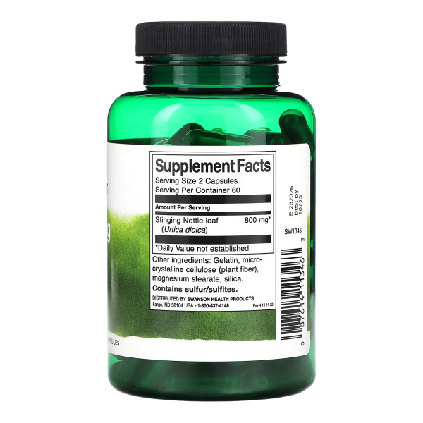 Stinging Nettle Leaf 400mg - 120 caps  Stinging Nettle Leaf 400mg - 120 caps