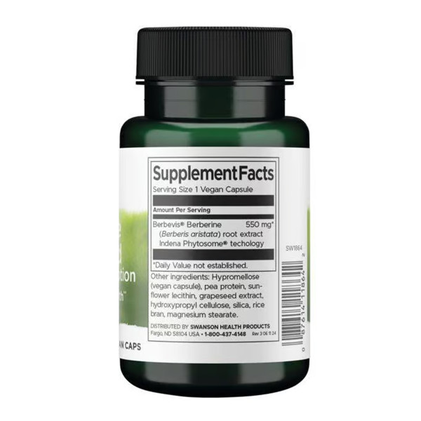 Berberine Advanced Enhanced Absorption - 30 vcaps  Berberine Advanced Enhanced Absorption - 30 vcaps