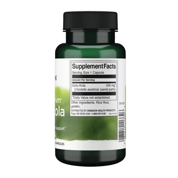 Full Spectrum Gotu Kola 435mg - 60 caps