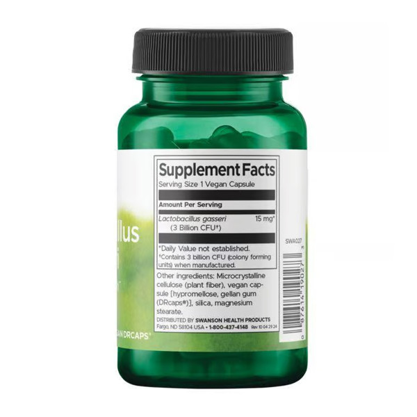 Lactobacillus Gasseri 3 Billion Cfu - 60 vcaps  Lactobacillus Gasseri 3 Billion Cfu - 60 vcaps