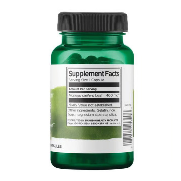 Full Spectrum Moringa Oleifera 400mg - 60 caps  Full Spectrum Moringa Oleifera 400mg - 60 caps