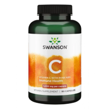 Vitamin C with Rose Hips 1000 mg - 90 caps (Пошкоджена кришка)