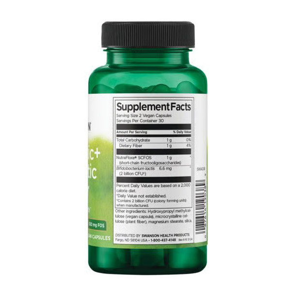 Probiotic+ Prebiotic Fiber 1 Billion Cfu - 60 vcaps  Probiotic+ Prebiotic Fiber 1 Billion Cfu - 60 vcaps
