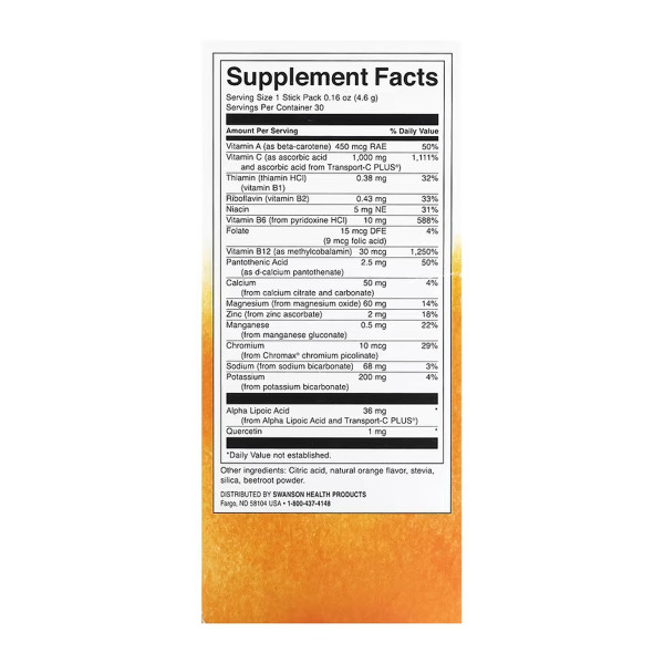 Energy C with Electrolytes - 30 packs Orange  Energy C with Electrolytes - 30 packs Orange