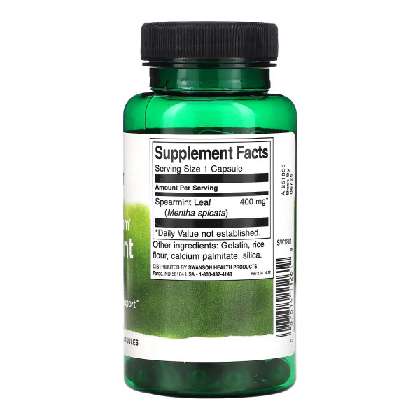 Full Spectrum Spearmint Leaf 400mg - 60 caps  Full Spectrum Spearmint Leaf 400mg - 60 caps