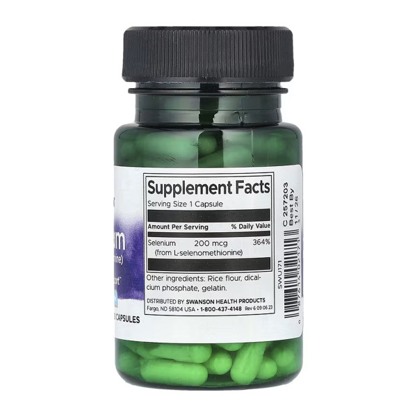 Selenium 200mcg - 120caps  Selenium 200mcg - 120caps