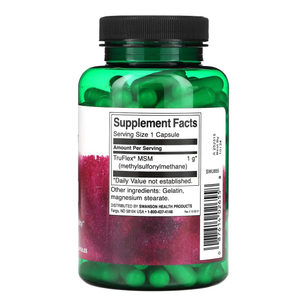MSM 1000mg - 120 caps  MSM 1000mg - 120 caps