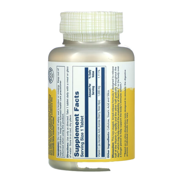 Vitamin C with Rose Hips & Ace 1000mg - 100 tabs  Vitamin C with Rose Hips & Ace 1000mg - 100 tabs