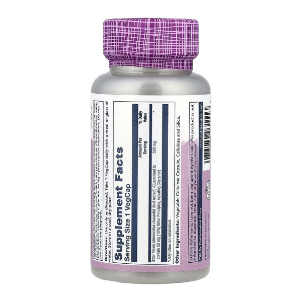 Bitter Melon Fruit Extract 10% 500mg - 30 vcaps  Bitter Melon Fruit Extract 10% 500mg - 30 vcaps