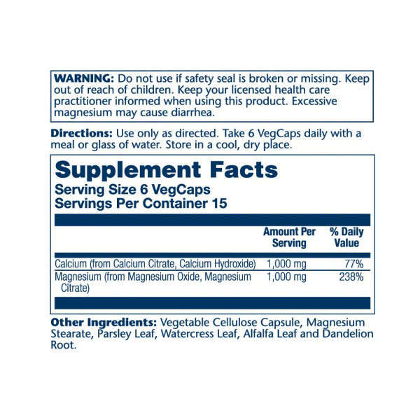 Calcium & Magnesium Citrate - 90 vcaps  Calcium & Magnesium Citrate - 90 vcaps