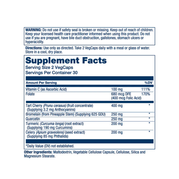 Total Cleanse Uric Acid - 60 vcaps  Total Cleanse Uric Acid - 60 vcaps